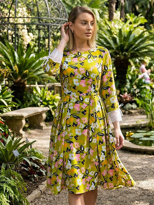 LT Collection Платье 590312 П15634-33М зеленый