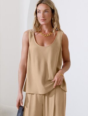 VILATTE Топ 590334 D23.076 бежевый