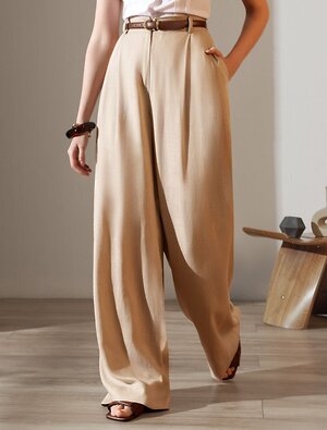 VILATTE Брюки 590345 D24.308 бежевый