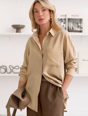 VILATTE Блузка 590358 D29.357 бежевый