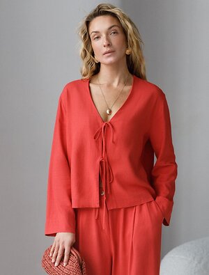 VILATTE Блузка 590366 D29.358 коралловый