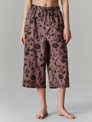 MARK FORMELLE Бриджи 590444 522249 цветы на коричневом