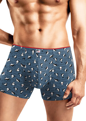 CLEVER Трусы 590455 MSH561063 чёрный/джинсовый