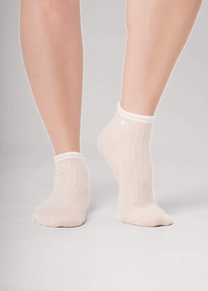 CLEVER Носки 590461 Д5601 меланж св.бежевый
