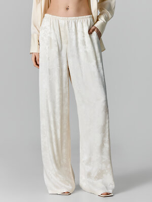 MARK FORMELLE Брюки 590477 182544 цветы на молочном