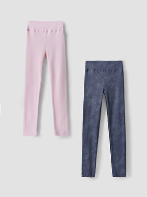 MARK FORMELLE Легинсы 590532 147752-2 графитовый acid wash +розовый acid wash