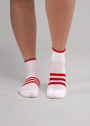 CLEVER Носки 590553 Д5656 белый/красный