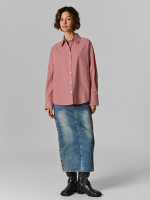 MARK FORMELLE Рубашка 590558 122836 клетка виши красная