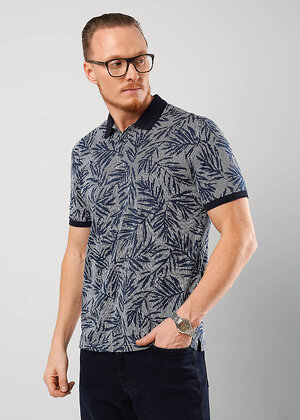 CLEVER Джемпер 590683 562378/20кдн т.синий/белый