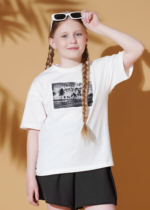 CLEVER Футболка 590731 867439/17кд_п молочный