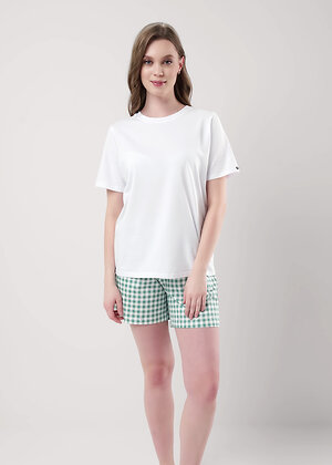 CLEVER Шорты 590755 LSH25-968 молочный/св.зелёный