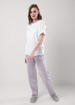 CLEVER Брюки 590756 LTR25-968 св.сиреневый/фиолетовый