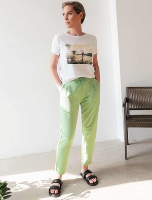 VILATTE Брюки 590878 D44.111 фисташковый