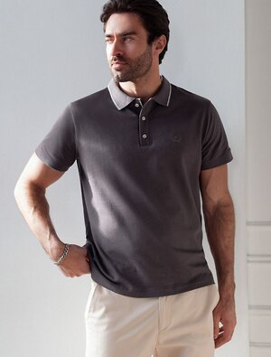 VILATTE Футболка 590894 U49.057 т.серый