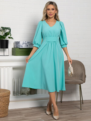 LT Collection Платье 591126 П15466-18М бирюзовый