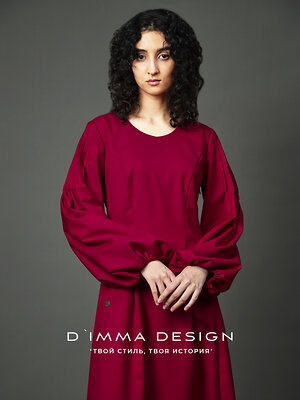 DIMMA Платье 591200 2684 темно-красный