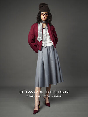 DIMMA Юбка 591195 2680 Серый