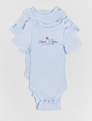 MARK FORMELLE Боди детское 591286 13023-2 голубое небо +маяк на голубом небе