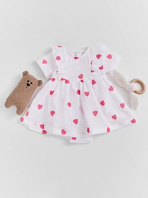 MARK FORMELLE Полукомбинезон 591444 13029 сердечки на белом