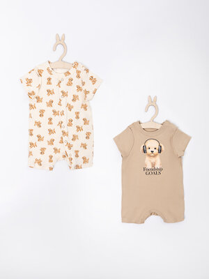 MARK FORMELLE Полукомбинезон 591445 13024-1-2 ирландский крем +собачки на молочном