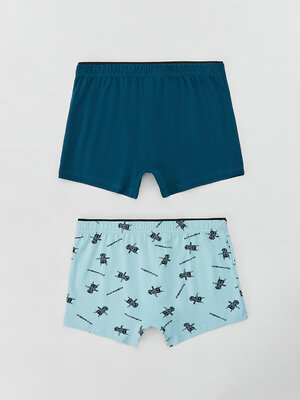 MARK FORMELLE Трусы 591542 411134-2 изумруд +доберманы на серо -бирюзовом