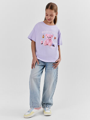 MARK FORMELLE Футболка 591552 117843 лиловый вереск +печать1