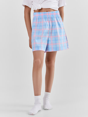 MARK FORMELLE Шорты 591585 537001 розово -голубая клетка