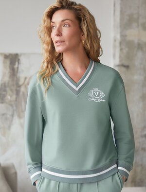 VILATTE Джемпер 591689 D49.083 св.оливковый