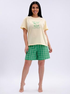 Malina Пижама 591718 3198 жёлтый/зелёный