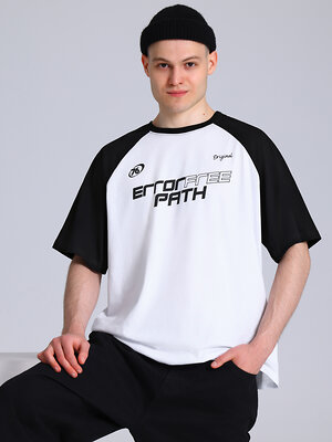 Апрель Футболка 591837 1МДФК5040001 белый+черный