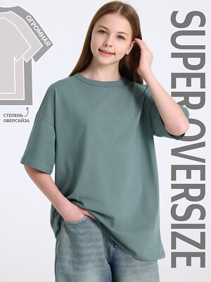 Апрель Футболка 591847 1ДДФК5009001 серо-зеленый