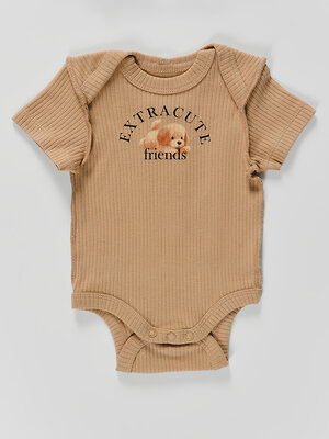 MARK FORMELLE Боди детское 591887 13015-1-2 ирландский крем +собачки на молочном