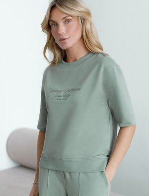 VILATTE Футболка 591972 D49.169 св.оливковый_vintage