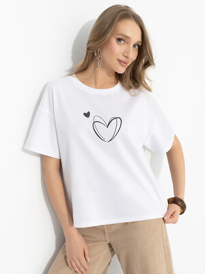 CHARUTTI Футболка 591979 12822 Белый