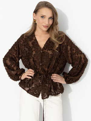 CHARUTTI Блуза 591992 12834 Коричневый