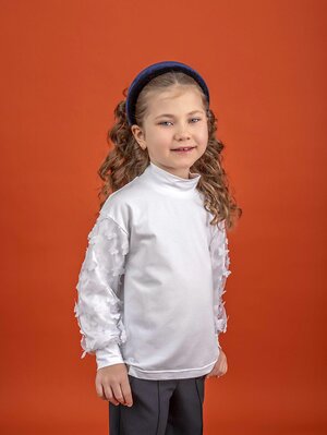 BATIK Блузка 592189 136 ш26 Белый