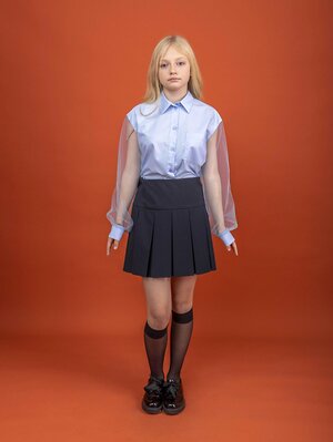 BATIK Юбка 592190 148 ш26-1 темно-синий