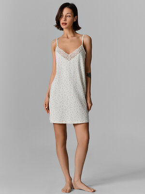 MARK FORMELLE Сорочка 592270 152496 цветы на сумрачно-белом