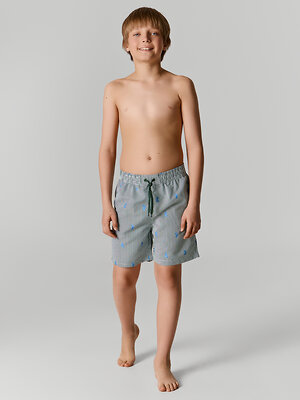 MARK FORMELLE Шорты плавательные 592287 703364 морские коньки на полоске