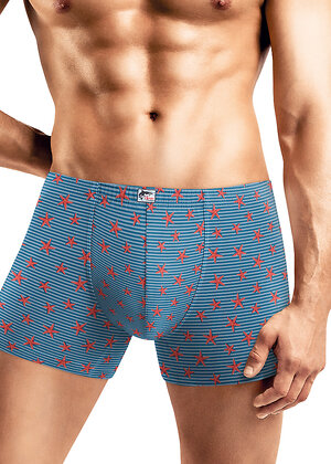 CLEVER Трусы 592330 MSH561011 т.голубой/красный