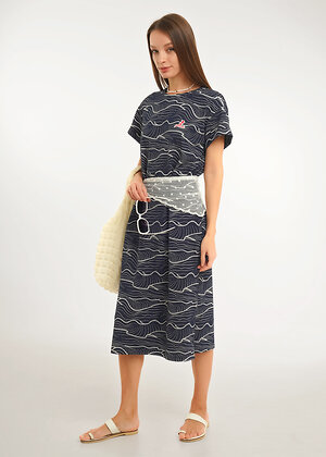 CLEVER Платье 592463 LDR26-1234/4 т.синий/молочный