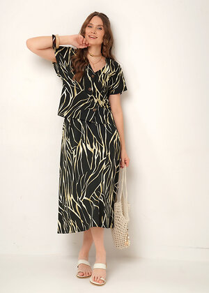 CLEVER Юбка 592475 267226/208ззн т.коричневый/св.бежевый