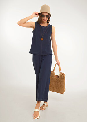 CLEVER Блузка 592477 LM26-1234 т.синий