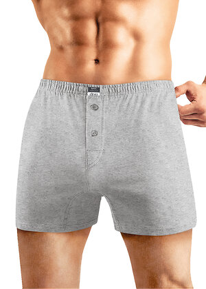 CLEVER Трусы 592532 MBX608710/8maxi(макси) меланж св.серый