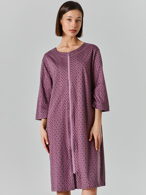 MARK FORMELLE Халат 592635 552266-1 черный горошек на крокусе