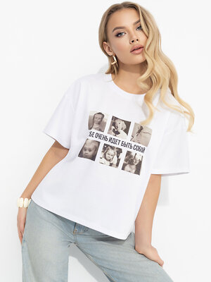 CHARUTTI Футболка 592676 12847 Белый