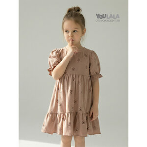 YOULALA Платье 592698 1841100112 бежевый