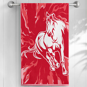 Волшебная Ночь Полотенце 592733 934371 Огненный конь