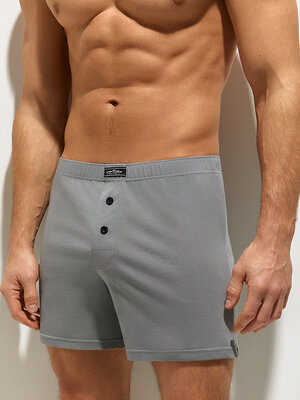 Omsa Трусы 592764 OmB 1243-1 Шорты-Боксеры муж. с закр.резинкой, CO Grigio (Серый)