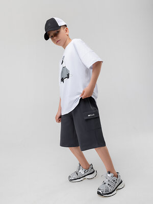 Bodo Шорты 592817 8-89МU темно-серый (белый)